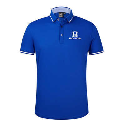 Polo Honda Homme 2022 Piqué De Coton Col Contrasté Regular Fit